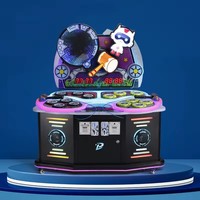 Nouveau duo de musique d'éclairage de luxe divertissement de console de jeu d'arcade Smash Mole à pièces