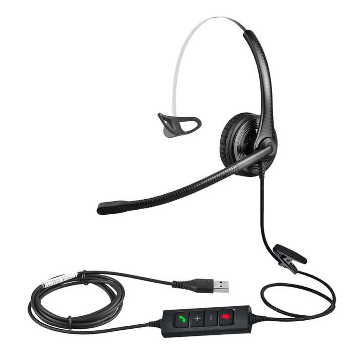 Usb Headset Best Noise Cancelling Mic Headphones Noise Cancelling