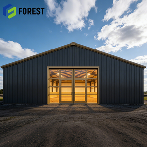 สนามขี่ม้าโครงสร้างเหล็กขนาดใหญ่ 60x120 ฟุต สไตล์โมเดิร์น ทนทานต่อสภาพอากาศ พร้อมราคาโรงงานโดยตรง - Product Image 1