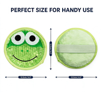 Compresse de gel réutilisable personnalisable pour enfants, mignonne, pour blessures, fièvre, maux de tête - 10x10cm 50g Thérapie chaude/froide