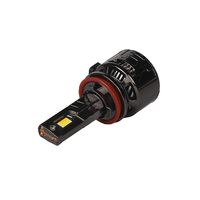 Ampoule de phare à LED CANBUS H11, voyant d'avertissement stroboscopique contrôlé par application 3000K-8000K pour une utilisation hors route