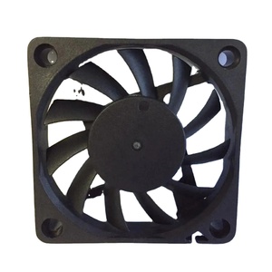 Runda fan OEM ODM tốt nhất bán 12 Volt 60x60 10mm 6010 nhỏ GPU CFM 12 V 24V 5V 60mm DC thông gió tản nhiệt làm mát động cơ quạt - Product Image 3