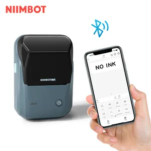 NiiMbot-Impresora térmica de red B1 para el hogar, dispositivo de impresión de código de barras sin tinta para teléfono, etiquetas de cocina