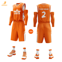 Maillots de basket-ball unisexes pour adultes de haute qualité, design personnalisé, nouvelle couleur, imprimés, réversibles, 100% polyester, respirants, été
