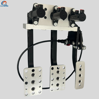 Nouvelle boîte de vitesses à 3 pédales suspendue de course avec barre d'équilibrage et cylindres maîtres en aluminium CNC pour voitures de rallye et de drift sur piste