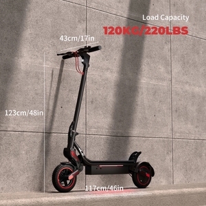 Nuevo <span class=keywords><strong>Scooter</strong></span> Eléctrico Plegable IScooter W8 de 500W de Potencia y Largo Alcance, Velocidad Máxima de <span class=keywords><strong>40</strong></span> <span class=keywords><strong>KM</strong></span>, <span class=keywords><strong>Scooter</strong></span> Eléctrico para Adultos con Neumáticos Anchos - Product Image 2