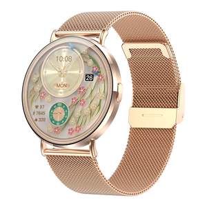 Dames Smartwatch H06 met 3D dynamisch wijzerplaat voor oproepen, gezondheidsbewaking, AMOLED-scherm, micro-bericht herinnering, iOS - Product Image 1