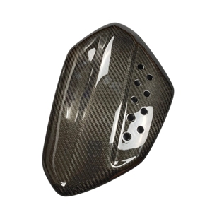 Cubierta de Punta de Silenciador de Escape para Motocicleta, de Fibra de Carbono 100% Seca, Autoclave 3K, para <span class=keywords><strong>Triumph</strong></span> Scrambler 1200 XC/XE - Product Image 5