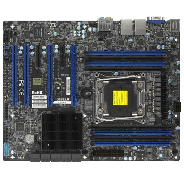 Refurbished C7X99-OCE-F Server Motherboard Intel X99 Chipset E5-2697V4 18C/36T 145W CPU 4x 16GB DDR4-2400mhz ECC RAM DIMMs USB