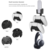 Support mural universel pour PS5 pour PS4 pour One pour Switch Remote Control Headphone Hanger Storage Hook