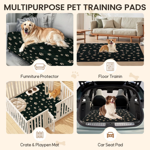 Hengshang Atacado Lavável Pet Fralda Pads Reutilizáveis Impermeável Training Mats Nighttime Pads para Cães Gatos - Product Image 5