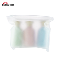 Botella de Plástico de 100 ml para Champú Líquido, Colorida, con Tapa Abatible - Juego de Botellas Portátiles y Exprimibles para Cosméticos y Cuidado Personal