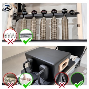 Equipo de Pilates de Alta Calidad y Durabilidad, <span class=keywords><strong>Reformer</strong></span> de Aluminio con Media Torre de Muelles, Ajustable, Multifuncional y Portátil, Media Trapecio - Product Image 2