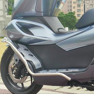 Accesorios para Moto, Parachoques, Barras Anticaídas de Acero Inoxidable + Estriberas, Aptos para Modificación de Piezas CFMOTO SC150 - Product Image 3