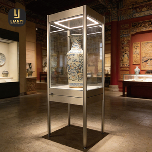 Museum Display Case Custom LED Constant Climate Control System for Precise Humidity Temperature Control Delicate Artifacts - Product Image 2