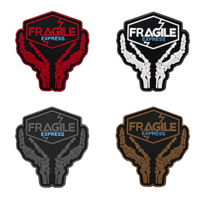 Kojima Production <span class=keywords><strong>Death</strong></span> <span class=keywords><strong>Stranding</strong></span> Fragile Express PVC Hook Loop สำหรับแฟนเกม ติดกระเป๋าเป้ เสื้อแจ็คเก็ต หมวก เสื้อกั๊ก คอสเพลย์ กระเป๋า ของตกแต่ง - Product Image 1
