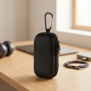 Estuche Protector Rígido de EVA con Logotipo Personalizado en Relieve, Bolsa de Almacenamiento Portátil Resistente a Impactos para Dispositivos de Música <span class=keywords><strong>MP3</strong></span> y MP4 - Product Image 1