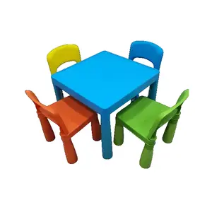 Mehrzweck-Plastik tisch und Stuhl Set für Kinder Kleinkind Spieltisch und Stuhl