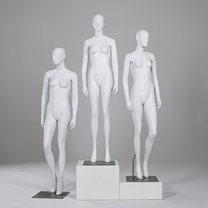 Hochwertige Sport-Schaufensterpuppe mit <span class=keywords><strong>Gro</strong></span>ßer Oberweite, Weiß, Weiblich, aus Fiberglas - Product Image 3