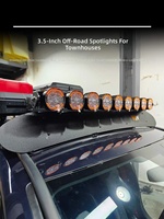 Barres de projecteurs LED pour toit, faisceau spot, modification pour Ford Bronco Tundra TRX Offroad 4x4, étanches, super lumineuses, pour la conduite