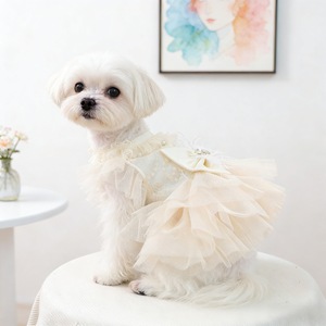 Vestido de tul estilo princesa para mascotas, estilo boda, para perros pequeños y gatos, falda de poliéster para las cuatro estaciones YF20260403 - Product Image 3