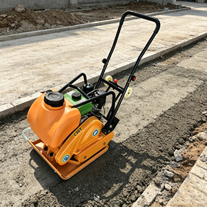 Apisonadora <span class=keywords><strong>manual</strong></span> mecánica, máquina compactadora de placa vibratoria, rodillo <span class=keywords><strong>compactador</strong></span> - Product Image 3