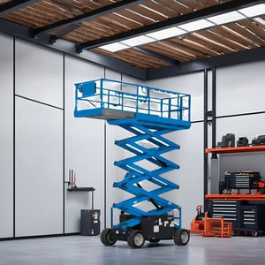 कारखाने की आपूर्ति पहिया मिनी छोटे इलेक्ट्रिक हाइड्रोलिक कैंची लिफ्ट 100/200/300/400/500 किलोग्राम हवाई कार्य लिफ्ट मंच बिक्री के लिए - Product Image 4