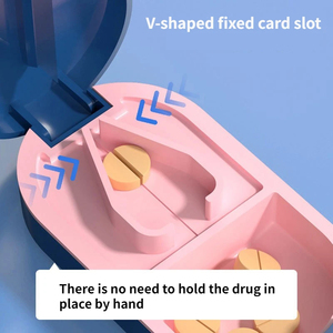 Wholesale Medicine Pill Cutter Box Portable Useful Holder <b>Tablet</b> Divider Case - Product Image 6