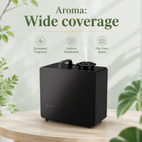 Diffuseur de parfum commercial noir compatible CVC, machine à huiles essentielles pour hôtel, hall, bureau, grande surface, aromathérapie