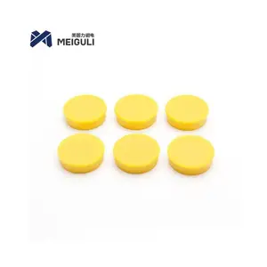 Strong Colorful Plastic Covering Pin Ferrite Magnet For Photo