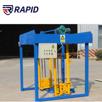 Machine à fabriquer des blocs automatique PLC QT4-15, cycle de moulage de 15 secondes, 7680 pièces/jour, machine à briques