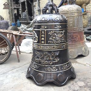 Logam Antik Religius Kuningan Perunggu Hitam Gereja Pintu Bel Dering untuk Dijual - Product Image 3