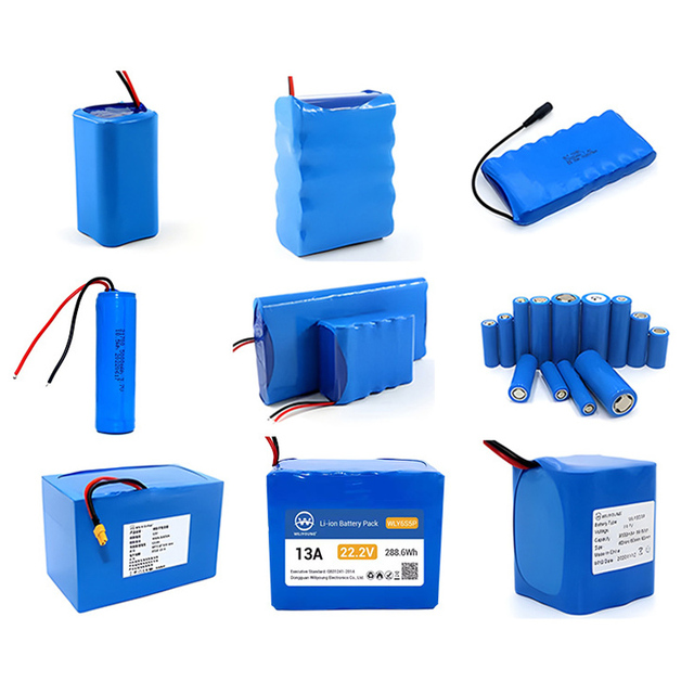 18650 Pack Battery 3.7v 7.4v 11.1v 14.8v 22.2v Lithium Ion Battery 4400mah 5200mah 7800mah 8800mah Lithium Battery Pack