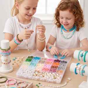 Diy Clay Jewelry Making Kit Flat Disc Heishi Polymer Pearl Shell Pendant Alphabet Beads <b>Set</b> <b>for</b> <b>Girls</b> <b>Crafts</b> - Product Image 3
