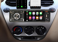 Lecteur MP5 universel pour voiture 4 pouces, simple DIN, avec fonctions USB, BT, TF, AUX et radio