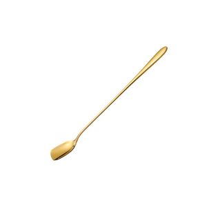 Cuchara de Acero Inoxidable 304 con Mango Largo, Cuchara para Bar, Cuchara para Mezclar Bebidas, Cuchara Cuadrada para Helado y Cócteles - Product Image 5