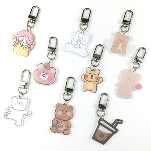 Breloques Pixiv créatives en époxy transparent, porte-clés personnalisé imprimé, porte-clés en acrylique anime, figurine pour loisirs créatifs DIY - Product Image 1
