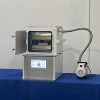 Presse à chaud sous vide de laboratoire 30T 500 ℃   Presse hydraulique chauffée automatique pour poudre
