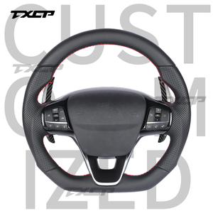 พวงมาลัยคาร์บอนไฟเบอร์สำหรับรถยนต์ฟอร์ด โฟกัส เอสที อาร์เอส เอ็มเค2 เอ็มเค4 เอ็มเค3 - Product Image 1