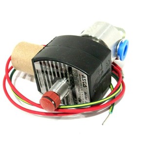 Válvula Solenoide EF8314G301 24VDC 3/2 Universal NPT 1/4" de Acción Directa de Latón NC para Aire y Agua Industrial - Product Image 3