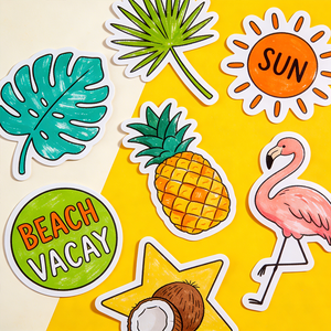 สติกเกอร์ไดคัทลายการ์ตูนสำหรับตกแต่งสมุดภาพและหน้าสมุดบันทึก - Product Image 3