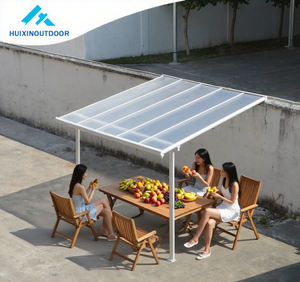 Toldo impermeable <span class=keywords><strong>de</strong></span> policarbonato <span class=keywords><strong>de</strong></span> 1,2mm <span class=keywords><strong>para</strong></span> balcón, <span class=keywords><strong>cubiertas</strong></span> <span class=keywords><strong>de</strong></span> aluminio <span class=keywords><strong>para</strong></span> Gazebo, Patio, sombra, terraza, vidrio <span class=keywords><strong>para</strong></span> presión exterior, naturaleza - Product Image 5