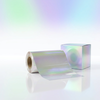 Rouleaux de film plastique holographique transparent de qualité supérieure pour transfert à chaud, pour l'étiquetage et l'emballage de cigarettes