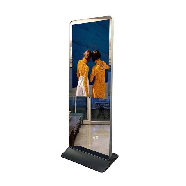 43Inch HD Smart Display Mirror With Android 11 System and Built-In Camera for Shops