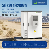 Système de stockage d'énergie par batterie JApower 50 kW 192 kWh tout-en-un hybride ESS compatible avec l'onduleur hybride Deye pour les systèmes connectés au réseau et hors réseau