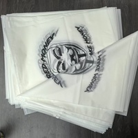 Sacs d'emballage en plastique biodégradable mat/givré personnalisés avec fermeture éclair pour vêtements, t-shirts, maillots de bain, sacs à fermeture éclair pour vêtements avec logo