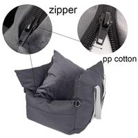 Siège de voiture pour chien de luxe imperméable, lits confortables pour chiots, siège de voiture pour animaux de compagnie doux avec boucle de sécurité, livraison directe