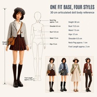 Vêtements, chaussures et accessoires de poupée de collection de qualité supérieure, échelle 1/6, 30 cm, pour poupées articulées féminines aux courbes généreuses, DIY