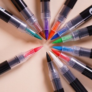 Acrylic Marker New Multicolor Straight Liquid Acrylic Marker Big Color Art Student Professional Acrylic Brush <b>Set</b> - Product Image 4