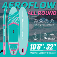 RIDEWAVE Planche de Stand Up Paddle Gonflable Drop Stitch Vente en Gros Direct Usine Prix de Gros 10'6" ISUP Grand Volume Écologique
